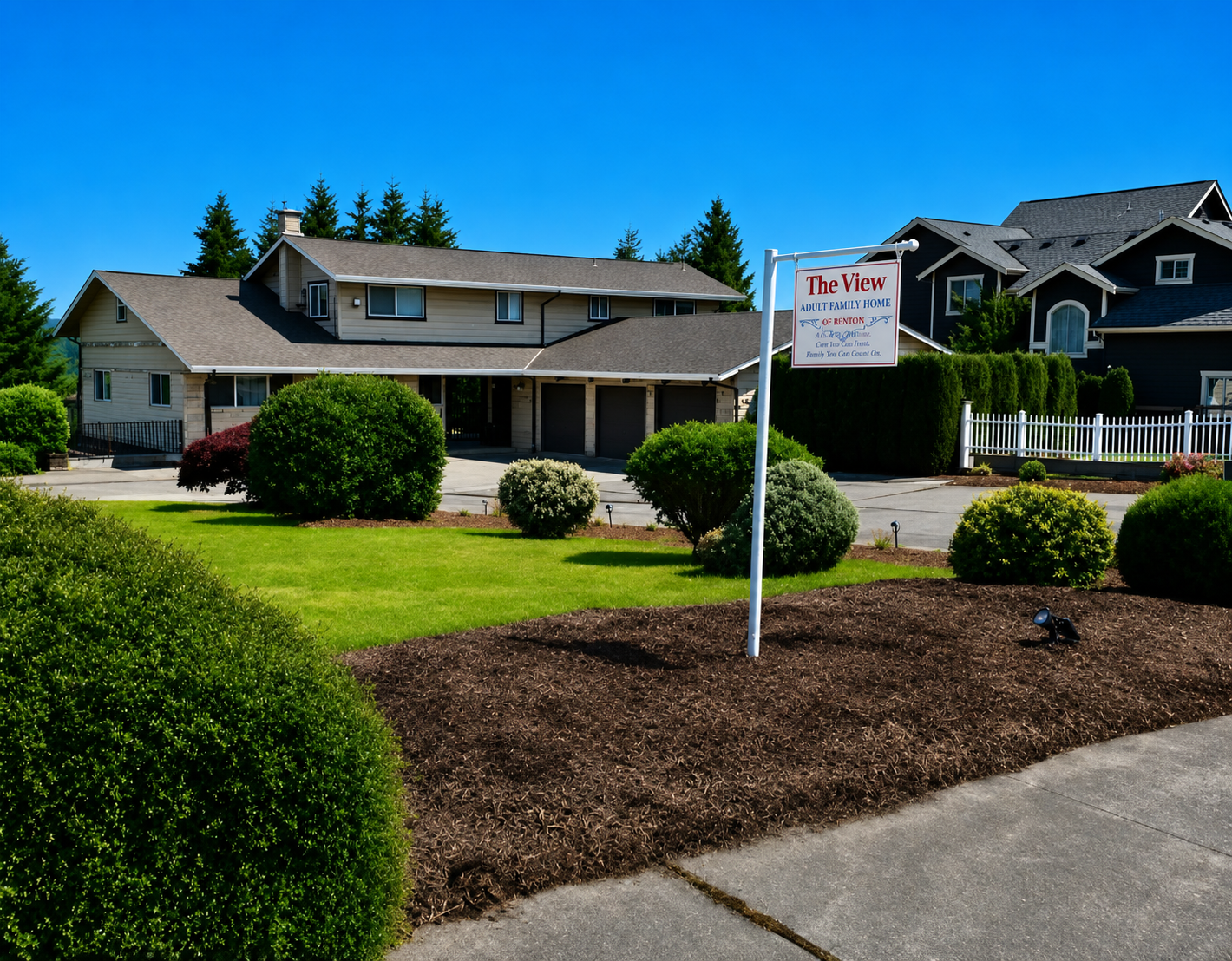 Exterior of The View Adult Family Home of Renton