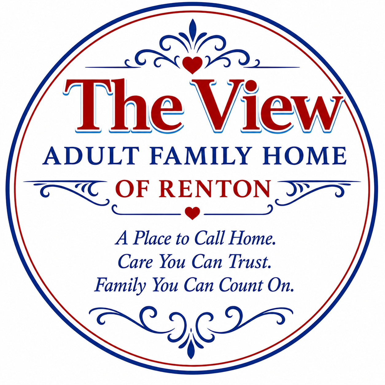 The View Adult Family Home of Renton logo